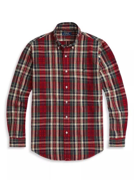 Polo ralph lauren oxford chính hãng áo sơ mi nam caro