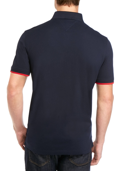 Áo thun Nam Tommy Hilfiger Xanh navy phối cổ classic