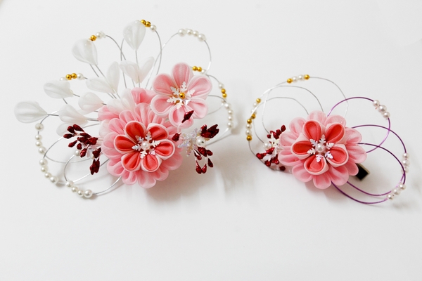 Kanzashi – Nơ hoa cài đầu – Tỏa sáng như ánh mặt trời