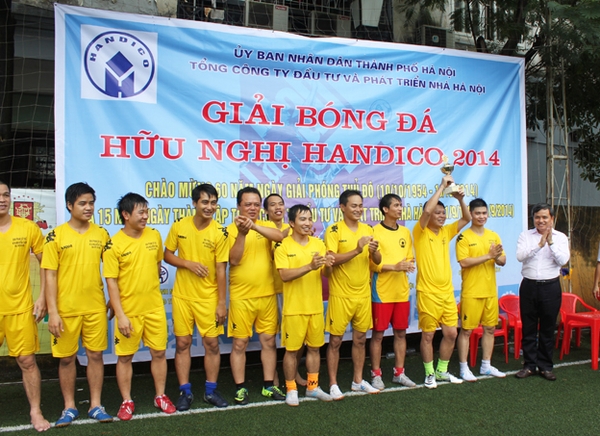 Giải bóng đá hữu nghị HANDICO- Tổng Công ty đầu tư & Phát triển nhà Hà Nội