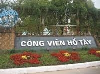 Cờ lưu niệm Công viên nước hồ Tây