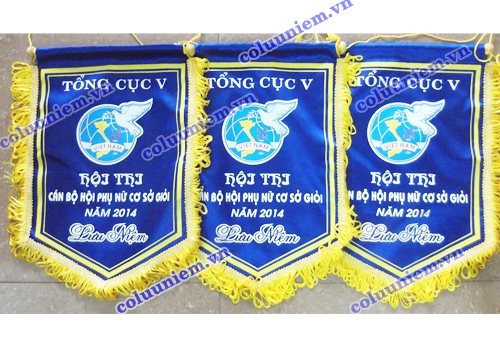 Cờ lưu niệm hội thi cán bộ phụ nữ cơ sở giỏi - tổng cục V