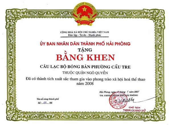 Giấy khen được dùng trong những dịp và lĩnh vực nào?