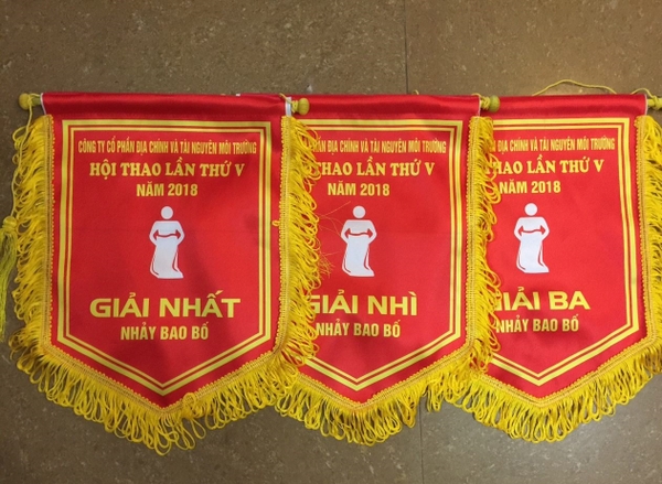 Làm cờ lưu niệm theo yêu cầu cho trường học, công ty và câu lạc bộ