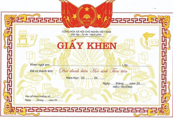 Lưu ý cần biết để in giấy khen học sinh đẹp và chất lượng