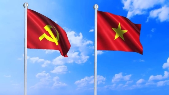 In cờ đảng cờ tổ quốc bền đẹp treo ngày 26/3