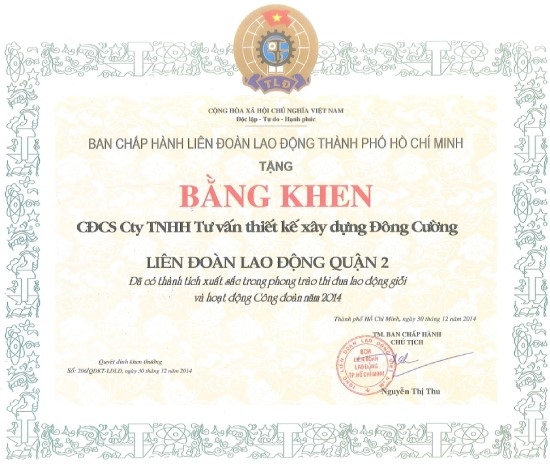 Minh Á - Lựa chọn số một cho in mẫu giấy khen công đoàn