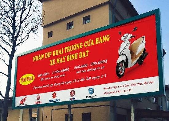 Bí quyết tạo nên những mẫu băng rôn khai trương thu hút