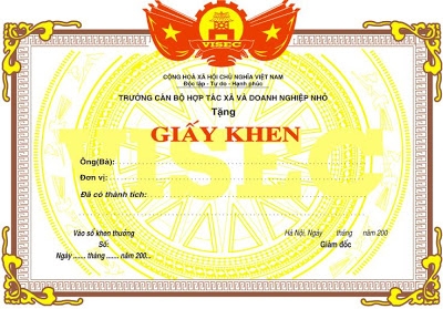 Minh Á – Công ty cung cấp dịch vụ in giấy khen chất lượng   