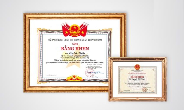 Minh Á – nhận in giấy khen, bằng khen các loại