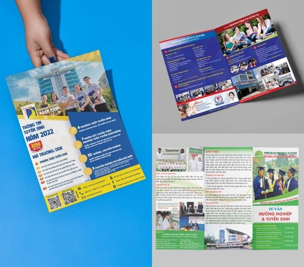 Những thông tin cần biết khi thiết kế và in tờ rơi tuyển sinh đại học