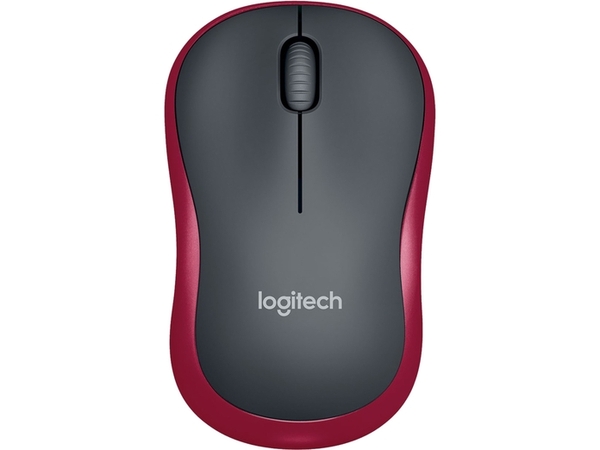 Chuột quang không dây Logitech M185 Đỏ đen