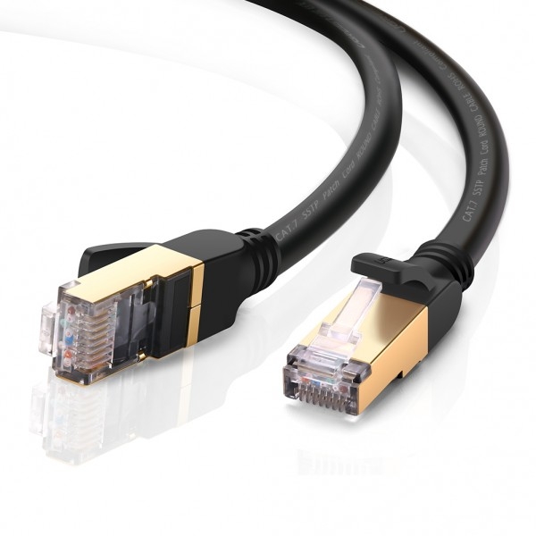 Dây mạng cat7 STF màu đen lõi đồng 26AWG CU OD 6.3 3M UGREEN 11270