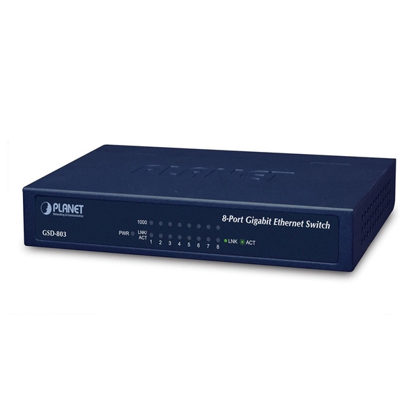Switch PLANET GSD-803 8 Port 10/100/1000Mbps Gigabit Ethernet