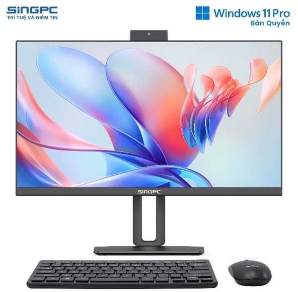 Máy tính All In One SingPC M24Ei312U8M2-W (i3-1215U, Ram 8GB, SSD 256GB nvme, Màn hình 23.8