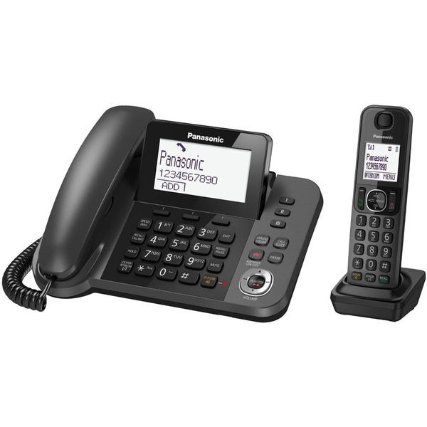 Điện thoại kéo dài Panasonic KX-TGF320- Đen