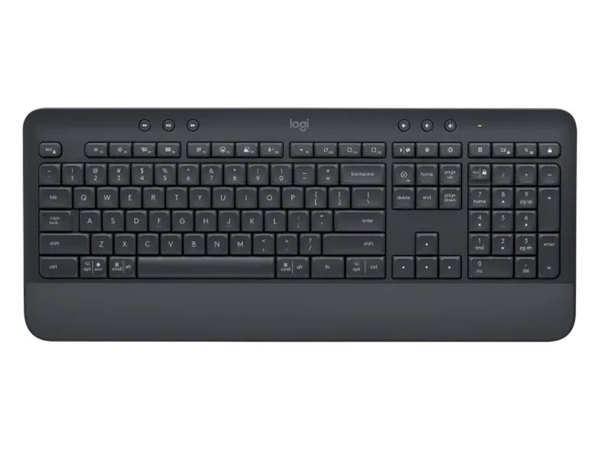 Bàn phím không dây Logitech K650 Signature Bluetooth Wireless màu đen (Graphite)