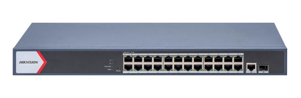 Switch 24 cổng Gigabit PoE Hikvision DS-3E1526P-SI-24P2F  Layer 2