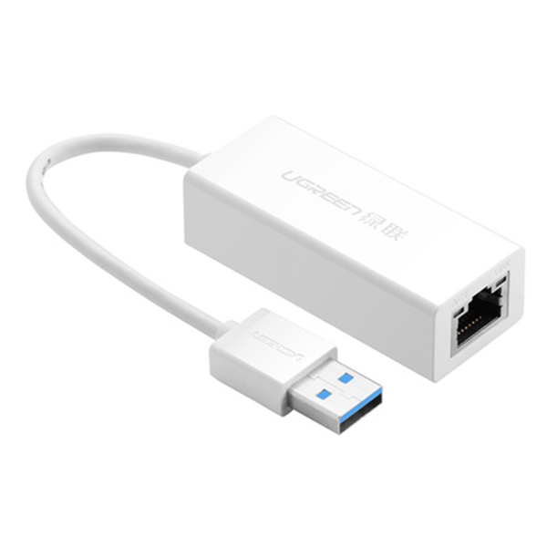 Bộ chuyển đổi USB 3.0 to Lan hỗ trợ 10/100/1000 Mbps chính hãng Ugreen 20255