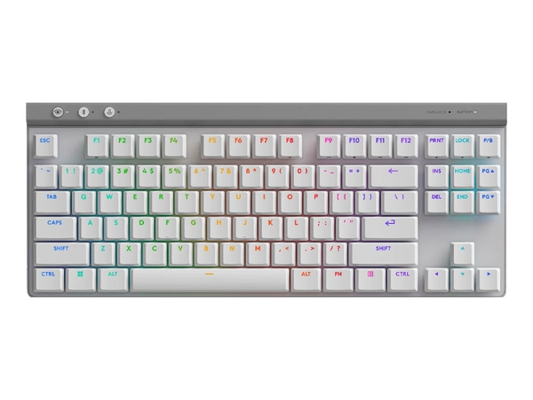Bàn phím Gaming không dây Logitech G515 TKL LightSpeed màu trắng