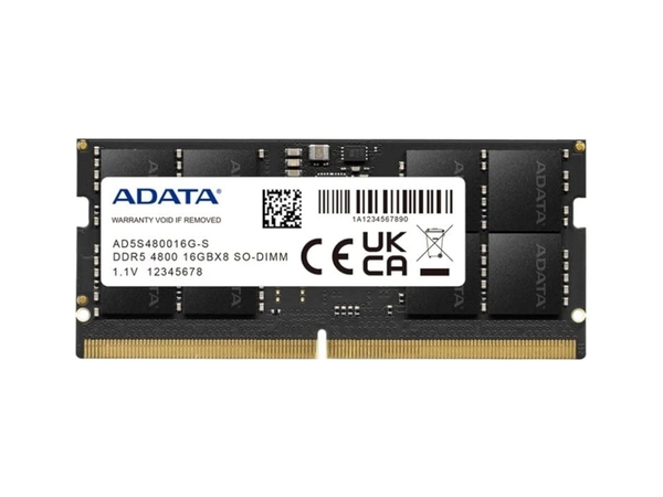Ram Laptop Adata 16GB DDR5 4800Mhz AD5S480016G-S