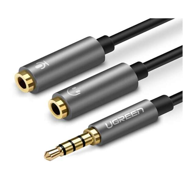 Cáp Audio 3.5 ra Mic & Headphone Ugreen 30619 Cao Cấp