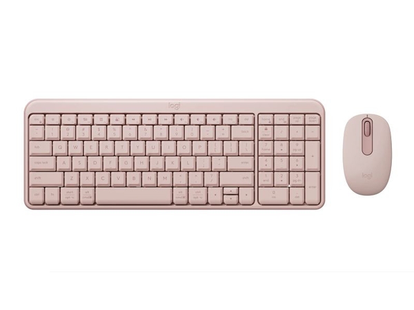 Bộ bàn phím chuột không dây Logitech MK250 Bluetooth Rose