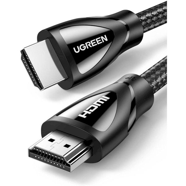 Cáp HDMI 2.1 dài 0,5M 8K@60Hz 48Gbps hỗ trợ HDR eARC Ugreen 40493 cao cấp