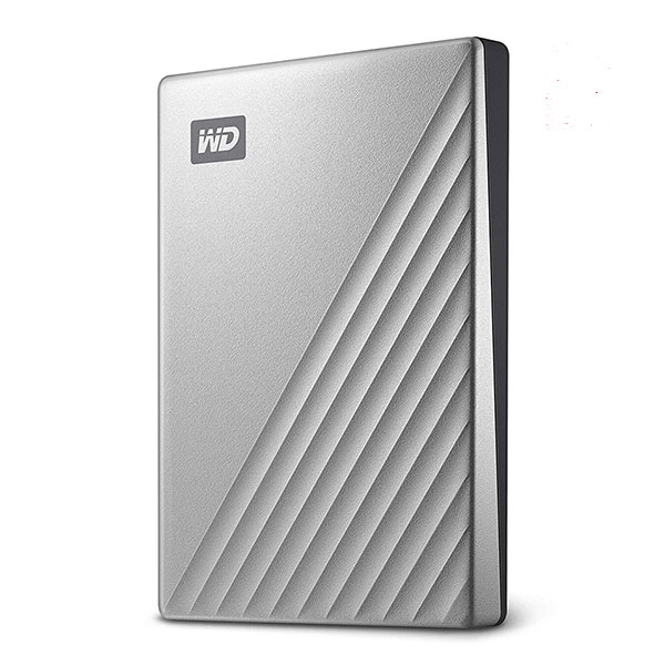 Ổ cứng di động Western MyPassport Ultra 4Tb Type-C - Bạc
