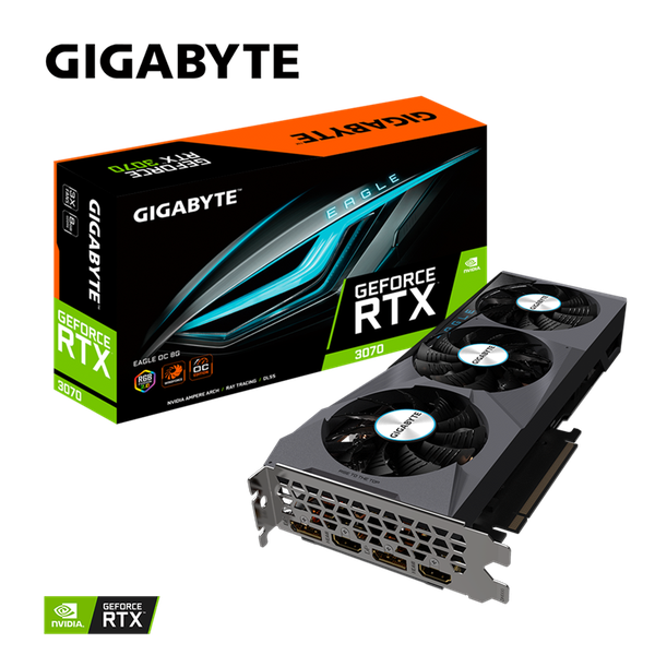 VGA GIGABYTE GeForce RTX 3070 EAGLE OC 8G (rev. 2.0) (GV-N3070EAGLE OC-8GD)