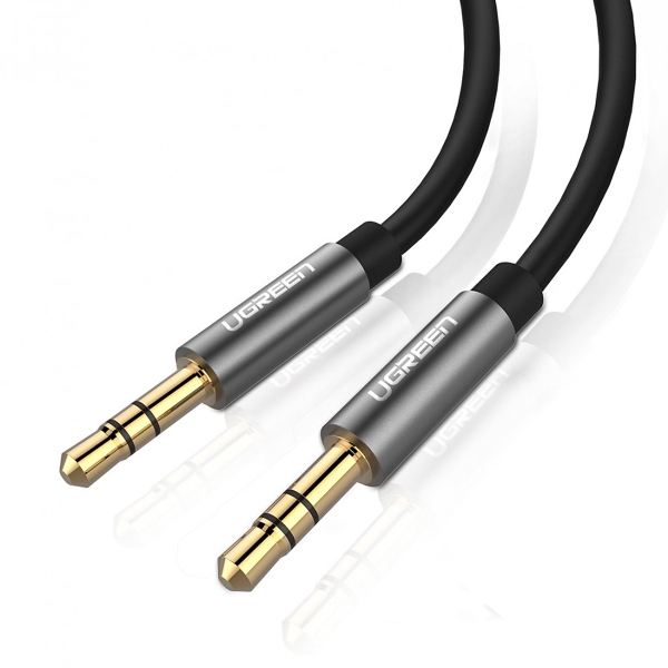 Cáp Audio 3.5mm dây tròn 5M Chính hãng Ugreen 10737 mạ vàng 24K