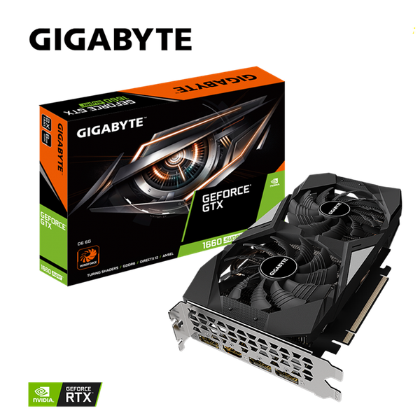 VGA GIGABYTE GeForce GTX 1660 SUPER D6 6G (GV-N166SD6-6GD)