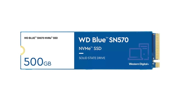 Ổ cứng SSD WD Blue SN570 500GB NVMe PCIe Gen3x4 WDS500G3B0C