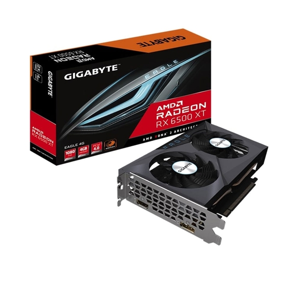 VGA Gigabyte Radeon™ RX 6500 XT EAGLE 4G (GV-R65XTEAGLE-4GD)