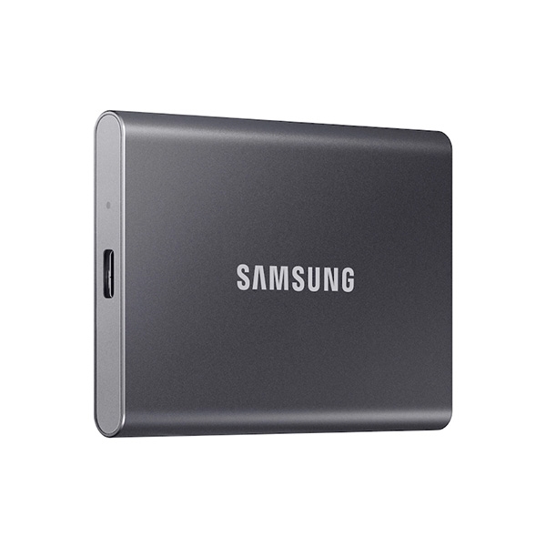 Ổ cứng di động SSD Samsung T7 Portable 2Tb MU-PC2T0T/WW (USB3.2/ 1050MB/s/ 1000MB/s/ Xám)
