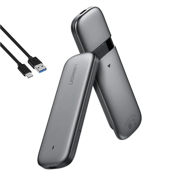 Box đựng ổ cứng SSD M.2 Sata NGFF chuẩn kết nối USB 3.0 Ugreen 60355