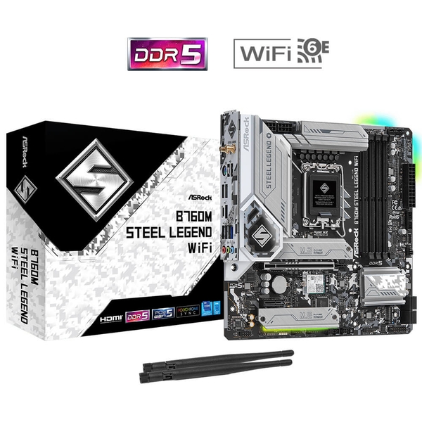 Mainboard Asrock B760M STEEL LEGEND Wifi DDR5