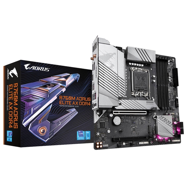 Mainboard Gigabyte B760M Aorus Elite AX DDR4 (Wifi+Bluetooth)