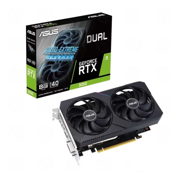 Card đồ họa Asus Dual GeForce RTX 3050 V2 (8GB/ DDR6/ 128 bit)
