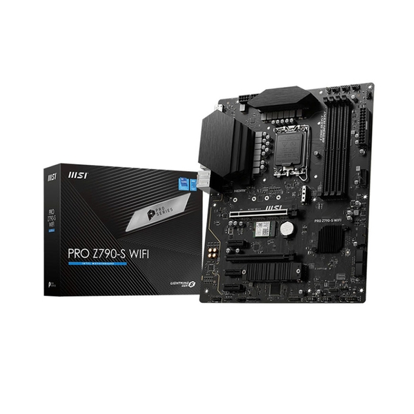 Mainboard MSI PRO Z790-S WIFI (Intel Z790/ Socket 1700/ ATX/ 4 khe ram/ DDR5/ 2.5 Gigabit LAN)