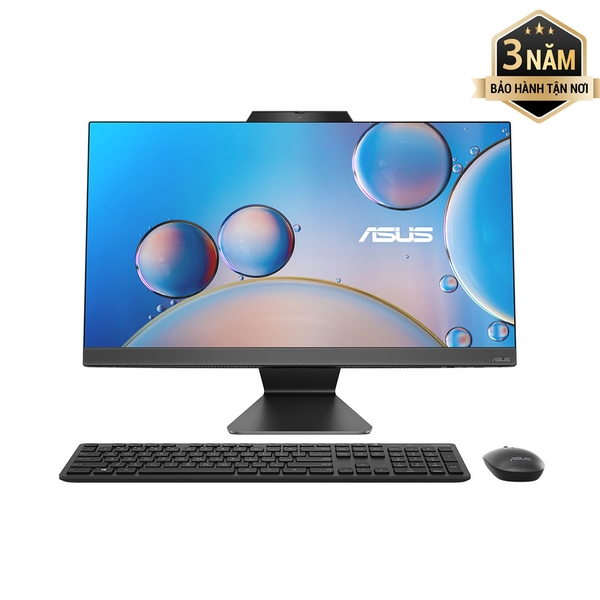 Máy tính để bàn All in One ASUS M3402WFAK-BA042W (AMD Ryzen 3-7320U | 8GB | 512GB | AMD Radeon | 23.8 inch FHD | Win 11 | Đen)