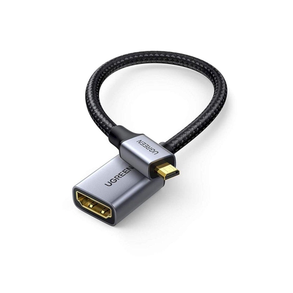 Cáp chuyển Micro HDMI to HDMI 2.0 Ugreen 10553 hỗ trợ 4K