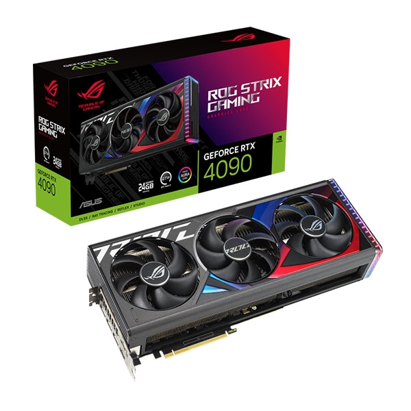 Card đồ họa Asus ROG Strix GeForce RTX 4090 24GB OC Edition (GDDR6X/ 384 bit)