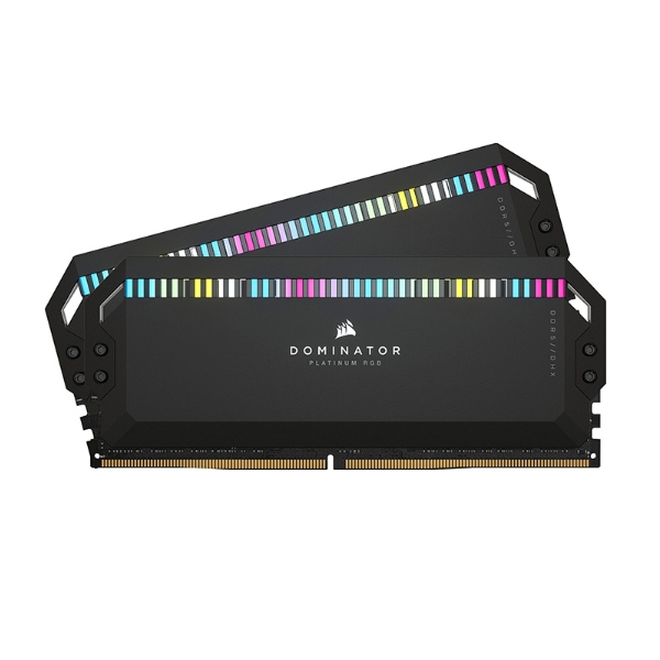 RAM CORSAIR DOMINATOR PLATINUM RGB BLACK HEATSPREADER (CMT32GX5M2B5600C36) 32GB (2X16GB) DDR5 5600MHZ