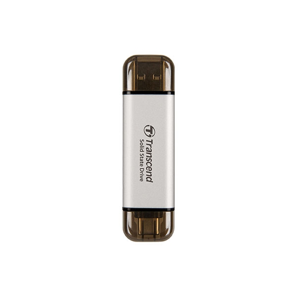 Ổ cứng di động SSD Transcend 1Tb TS1TESD310S (Type-C và USB3.2/ 1050Mb/s/ 950Mb/s/ Bạc)