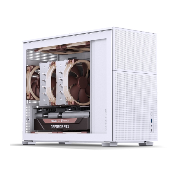 Vỏ máy tính Jonsbo D31 MESH White (M-ATX/ Trắng)