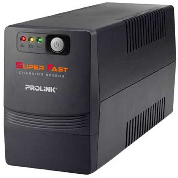 Bộ lưu điện UPS PROLINK PRO851SFCU (850VA/ 480w) có cổng USB