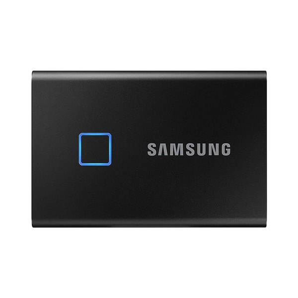 Ổ Cứng Di Động SSD Samsung T7 Touch Portable 500GB 2.5 inch USB 3.2 đen (Đọc 1050MB/s - Ghi 1000MB/s)-(MU-PC500K/WW)