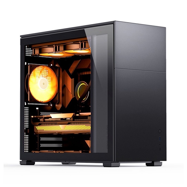 Vỏ máy tính Jonsbo D41 STD Black (Mid Tower/ ATX/ Đen)