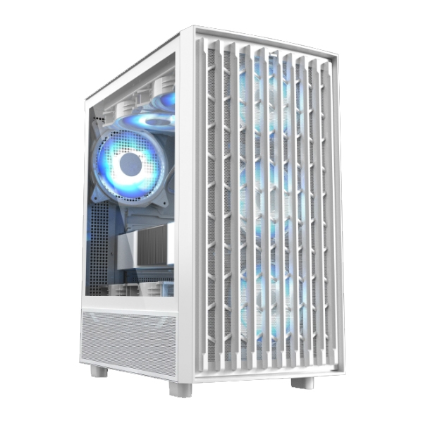 Vỏ máy tính Sama TruongSa (ATX - 3 Fan ARGB, màu trắng)